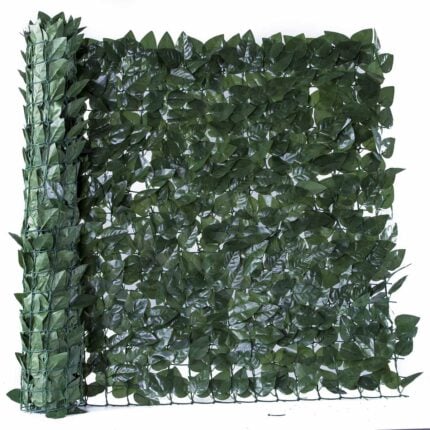 Leaf fence οn plastic mesh 150(h) x 300cm