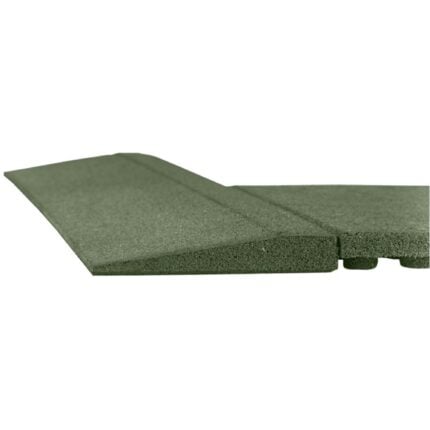 Rubber tile ramp 2-5 x 25 x 100cm