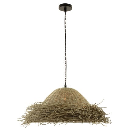 CEILING PENDANT LAMP HM4347 SEAGRASS IN NATURAL COLOR Φ72x30-140Hcm.