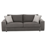 SOFA 2PCS SET ΗΟΜΕ FABRIC UNSTAINED AND WATER REPELLANT GREY HM3235.01