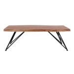 Coffee Table Rio HM8183 solid acacia wood 115Χ69Χ40