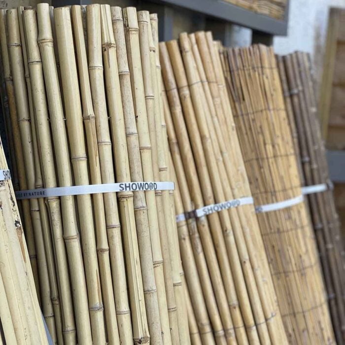 Καλαμωτή μπαμπού με περαστό σύρμα O20 25mm Bamboo roll Ø20-25mm