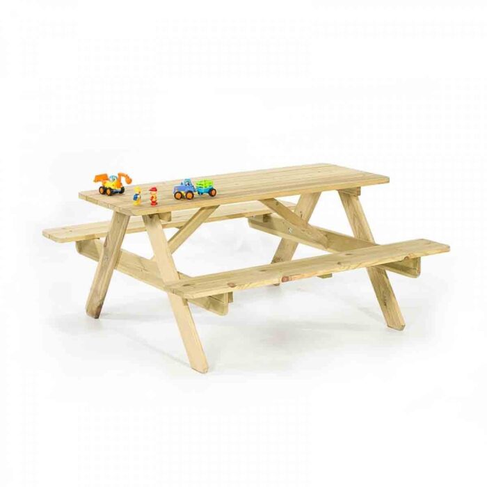 Ξύλινο παιδικό τραπέζι πάγκος 119εκ. 119 x 117εκ 3 Ξύλινο παιδικό τραπέζι - πάγκος 119εκ.